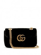 GUCCI GG Marmont mini quilted-velvet cross-body bag