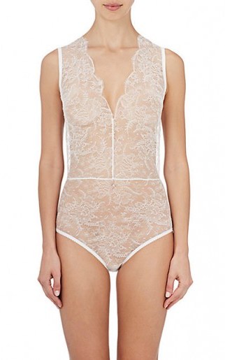 GILDA & PEARL Ava Lace Bodysuit ~ luxe ivory bodysuits - flipped
