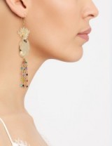 ROSANTICA Gold Honolulu Pineapple Drop Earrings / jewellery