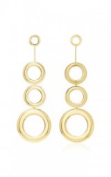 Joanna Laura Constantine Gold-Plated Grommets Statement Earrings