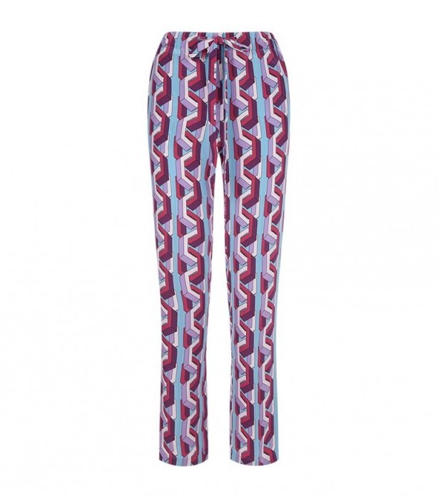 Gucci Web Chain Silk Trousers – vivid prints - flipped
