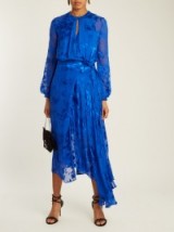 PREEN BY THORNTON BREGAZZI Harlow silk-blend devoré wrap dress