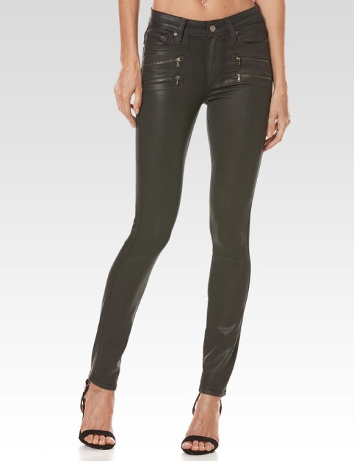PAIGE HIGH RISE EDGEMONT – DEEP JUNIPER LUXE COATING #skinny #jeans