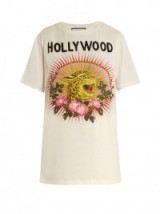 GUCCI Hollywood Leopard-print cotton oversized T-shirt ~ casual weekend style