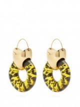 ELLERY Hush Tire earrings ~ resin statement jewellery
