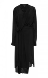 Isabel Marant Iam Wrap-Effect Asymmetric Silk Dress