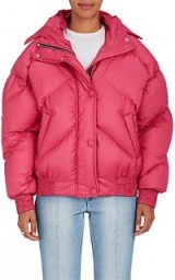 IENKI IENKI Oversized Tech-Fabric Puffer Jacket | pink puffer jackets | winter coats