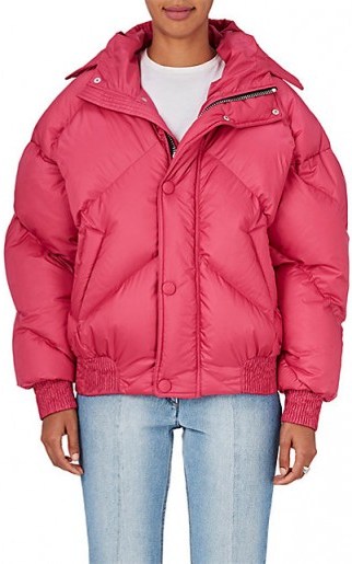 IENKI IENKI Oversized Tech-Fabric Puffer Jacket | pink puffer jackets | winter coats - flipped