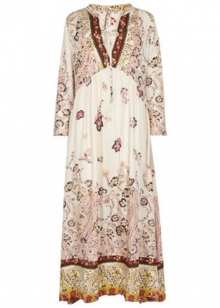 FREE PEOPLE If Only You Knew printed midi dress
