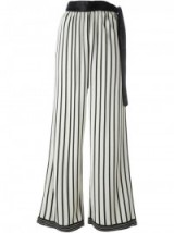 JEAN PAUL GAULTIER VINTAGE striped palazzo trousers – designer wide leg pants