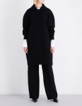 JIL SANDER Doha wool-blend coat ~ black winter coats