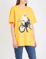 JUSTIN BIEBER Motorcycle cotton-jersey T-shirt