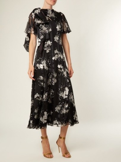 ERDEM Kirstie floral-print silk-chiffon dress - flipped
