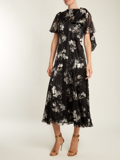 ERDEM Kirstie floral-print silk-chiffon dress