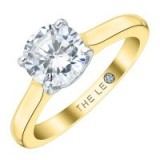 LEO DIAMOND 18CT YELLOW GOLD 2CT I-SI2 SOLITAIRE RING