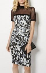 Karen Millen LEOPARD PRINT PENCIL DRESS / animal prints / dresses