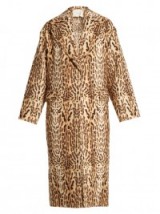 ADAM LIPPES Leopard-print wool cocoon coat