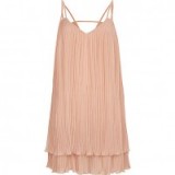RIVER ISLAND Light pink pleated cami slip dress – strappy party dresses