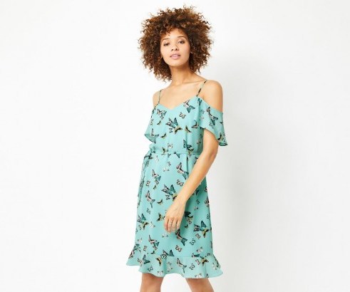 Oasis LONG BUTTERFLY COLD SHOULDER DRESS - flipped