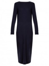 ALLUDE Long-sleeved wool and cashmere-blend dress | knitted dresses | knitwear
