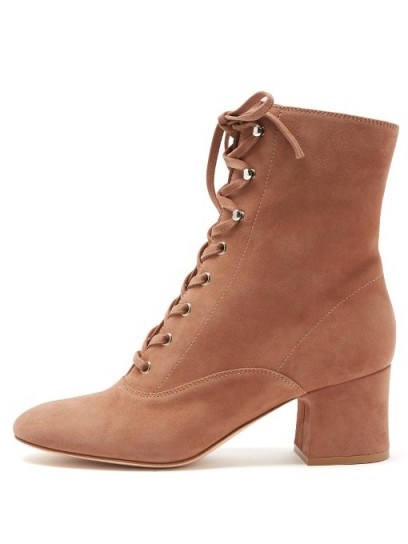 GIANVITO ROSSI Mackay suede ankle boots - flipped