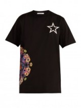 GIVENCHY Mandala-print cotton-jersey T-shirt | black designer t-shirts