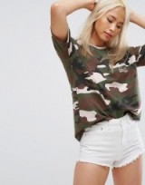 Missguided Barbie Camo Printed T-Shirt