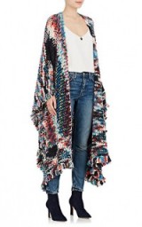 MISSONI Nubby Wool-Blend Shawl | long statement shawls | luxe knitwear