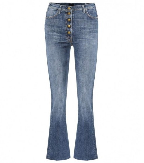 MOTHER Hustler Snap Down cropped jeans - flipped