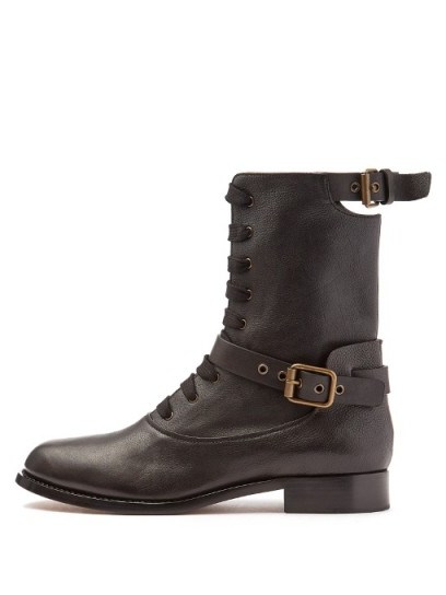 CHLOÉ Otto leather ankle boots - flipped