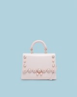 Ted Baker SYLVIAA Pearl embellished leather lady bag – pink handbags