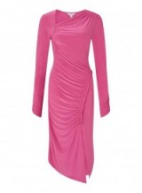 Miss Selfridge Pink Soft Touch Midi Bodycon Dress
