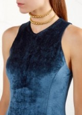 PAULA MENDOZA Prins 24kt gold-plated choker ~ statement jewellery