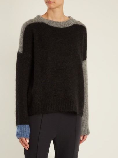 ACNE STUDIOS Rafa round-neck intarsia-knit sweater