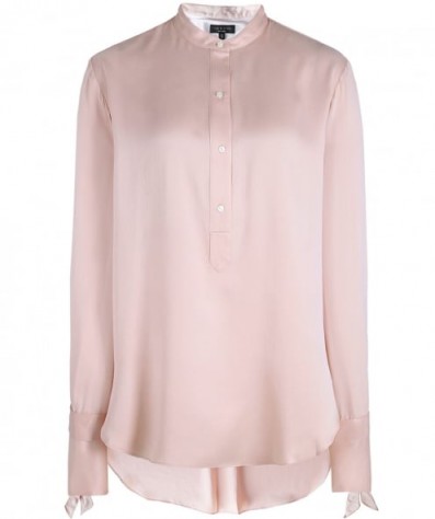 RAG AND BONE Silk Dylan Shirt | silky pink shirts