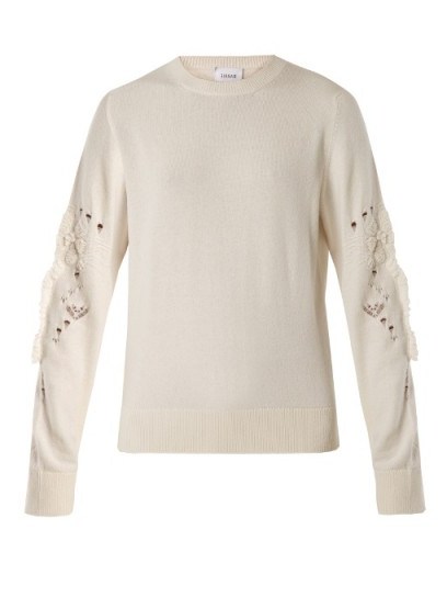 BARRIE Romantic round-neck cashmere sweater ~ crew neck sweaters - flipped