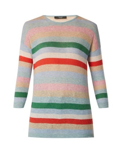WEEKEND MAX MARA Rosaria sweater ~ casual style ~ striped sweaters - flipped