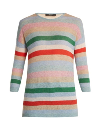 WEEKEND MAX MARA Rosaria sweater ~ casual style ~ striped sweaters