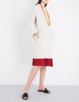 S MAX MARA Pesi cropped-sleeve wool coat ~ elegant coats