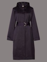 AUTOGRAPH Satin Hooded Parka with Stormwear™ / Marks and Spencer coats / M&S