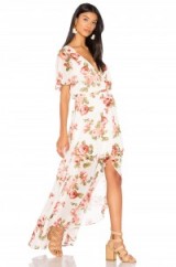 Show Me Your Mumu MARIANNE WRAP DRESS | plunge front floral print maxi dresses