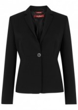 MAX MARA STUDIO Solista black blazer ~ smart tailored black jackets