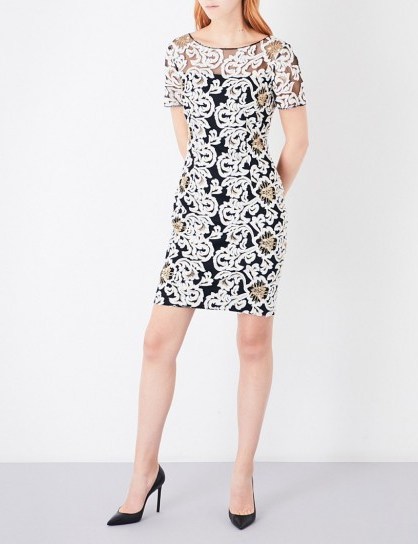 ST JOHN Floral-embroidered dress - flipped