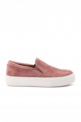 Steve Madden GILLS SNEAKER | mauve suede sneakers | casual pale purple flats