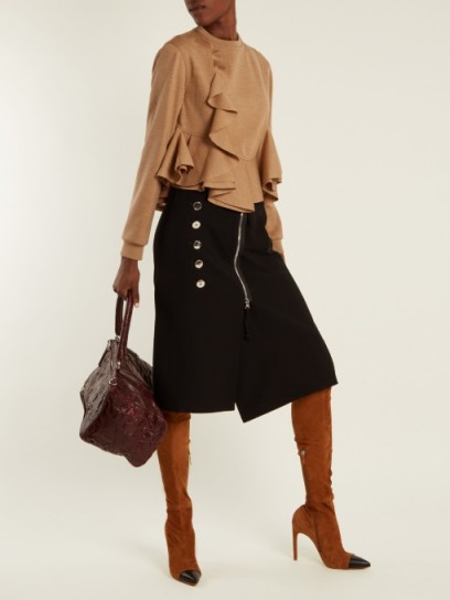 GIVENCHY Suede over-the-knee boots