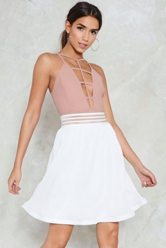 NASTY GAL Swing State High-Waisted Skirt - flipped