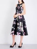 TED BAKER Kensington Floral-print woven midi dress