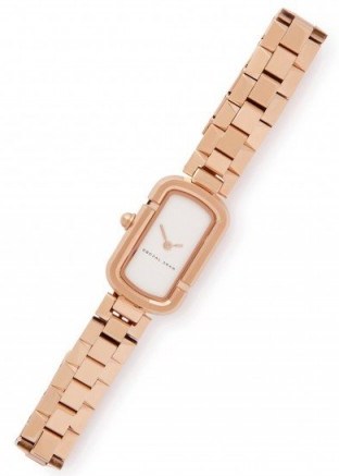 MARC JACOBS The Jacobs rose gold tone watch - flipped