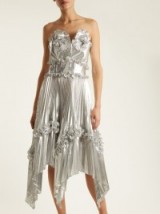 ZANDRA RHODES ARCHIVE The 1977 Sunray gown ~ silver metallic gowns
