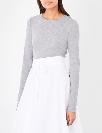 THEORY Round-neck long-sleeved top - flipped